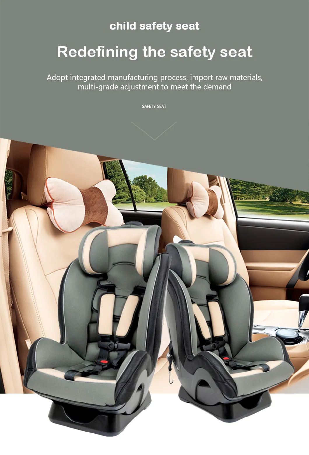 Safety Comfort All-Round Protection of Baby Car Seat