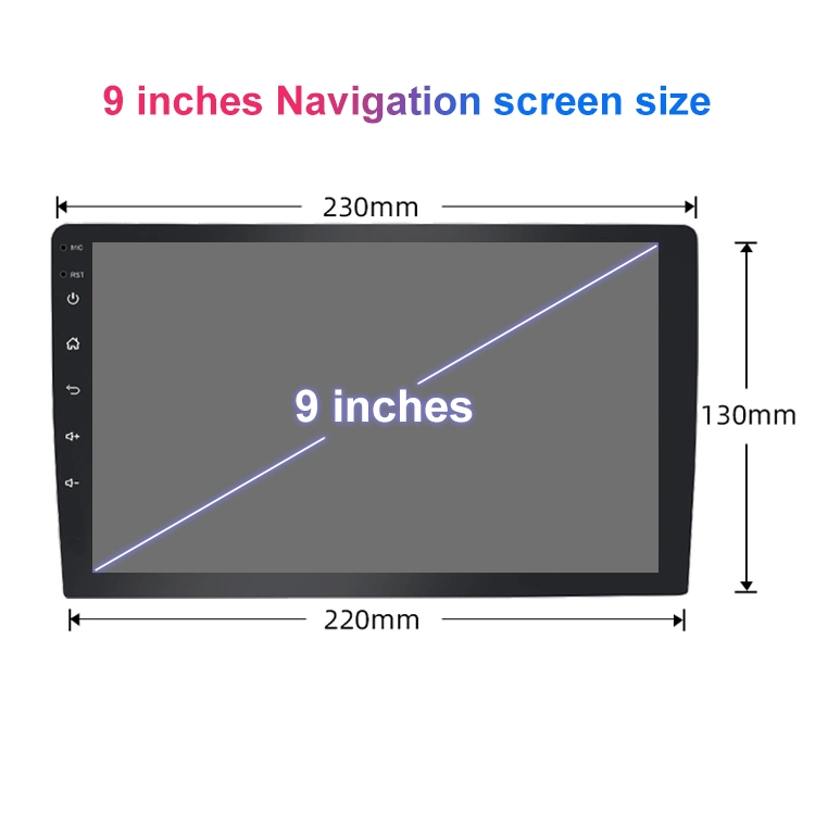 Car Android Touch Screen GPS 9/10 Inch Stereo Radio Navigation System Audio Auto Electronics Video Car DVD Player